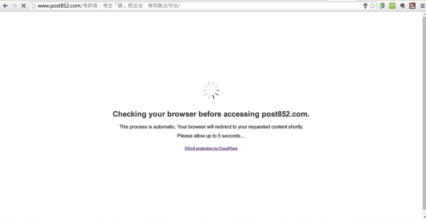 DDoS Check by Cloudflare.com